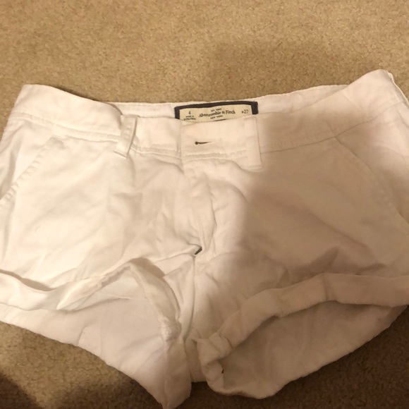 Abercrombie & Fitch Pants - white jean shorts